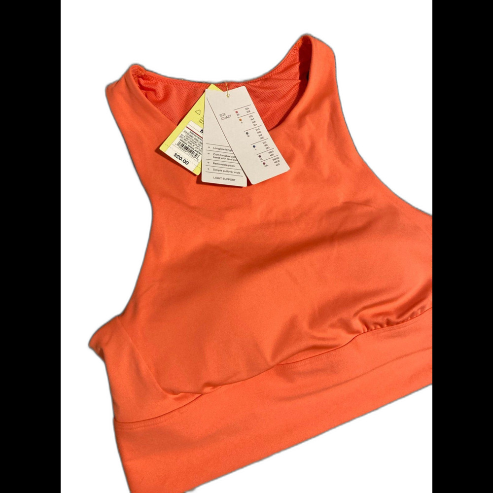 All in Motion Brushed Sculpt Light Support Longline Sports Bra NWT Medium - Picture 5 of 8